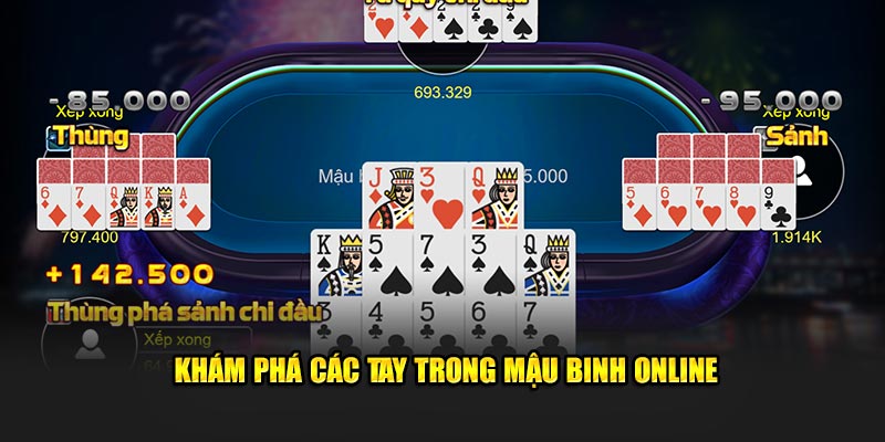 Khám phá các tay trong Mậu binh online 